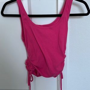 flattering tank top with adjustable string